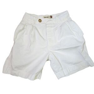 Zara SRPLS Shorts Womens Size S White Baggy High Rise